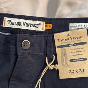 Brand new Tailpr Vintage navy pant